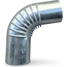 Dorello Metal Soba Borusu Dirseği (90 Derece) – Isıya ve Paslanmaya Dayanıklı