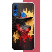 Aksesuarist Honor 9x Uyumlu Gölgedeki Kadın Baskılı Silikon Kılıf