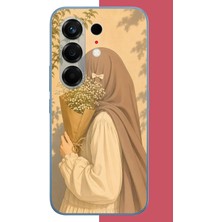 Aksesuarist Tecno Camon 50 Pro Uyumlu Çiçek Koklayan Kadın Baskılı Silikon Kılıf