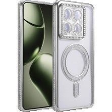 Dorasan Xiaomi Mi 14T Pro Joke Simli Magneticsafe Kılıf - Gümüş