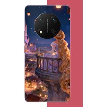 Aksesuarist Honor X9C Uyumlu Rapunzel Baskılı Silikon Kılıf