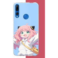 Aksesuarist Honor 9x Uyumlu Kawaii Pembe Saçlı Kız Baskılı Silikon Kılıf