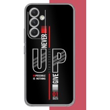 Aksesuarist Samsung Galaxy A17 Uyumlu Asla Pes Etme Baskılı Silikon Kılıf
