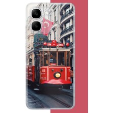 Aksesuarist Infinix Smart 10 Uyumlu Taksim1 Baskılı Silikon Kılıf