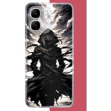 Aksesuarist Infinix Smart 10 Uyumlu Karanlık Gölge Anime Karakter Baskılı Silikon Kılıf