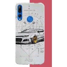 Aksesuarist Honor 9x Uyumlu Camaro Baskılı Silikon Kılıf