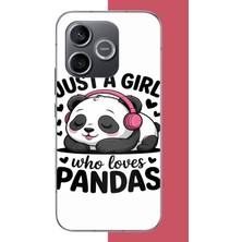 Aksesuarist Honor 600 Uyumlu Kawaii Panda Baskılı Silikon Kılıf
