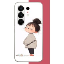 Aksesuarist Tecno Camon 50 Uyumlu Kawaii Sinirli Kız Baskılı Silikon Kılıf