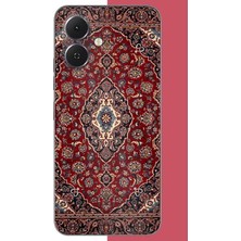 Aksesuarist Tecno Spark Go 2 Uyumlu Halı3 Baskılı Silikon Kılıf