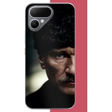 Aksesuarist Tecno Pova Curve 2 Uyumlu Atatürk4 Baskılı Silikon Kılıf