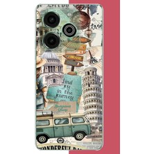 Aksesuarist Tecno Pova 6 Pro Uyumlu Travel2 Baskılı Silikon Kılıf