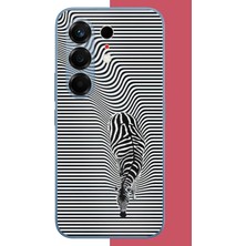 Aksesuarist Tecno Camon 50 Pro Uyumlu Abstract Zebra Baskılı Silikon Kılıf