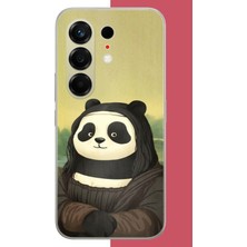 Aksesuarist Tecno Camon 50 Uyumlu Kawaii Monapanda Baskılı Silikon Kılıf