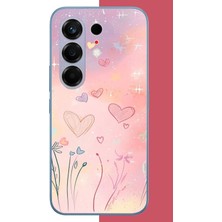 Aksesuarist Tecno Camon 50 Pro Uyumlu Renkli Kalp Baskılı Silikon Kılıf