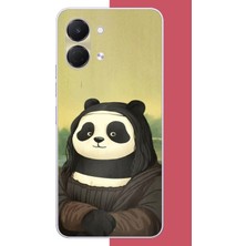 Aksesuarist Tecno Spark Go 3 Uyumlu Kawaii Monapanda Baskılı Silikon Kılıf
