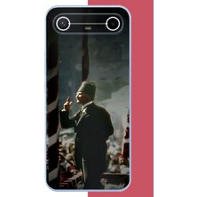 Aksesuarist Tecno Spark Slim 5g Uyumlu Halka Seslenen Atatürk Baskılı Silikon Kılıf