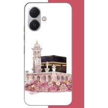 Aksesuarist Tecno Spark Go 2 Uyumlu Çiçekli Kabe.jpeg Baskılı Silikon Kılıf