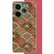 Aksesuarist Tecno Pova 6 Pro Uyumlu Çini Motif Baskılı Silikon Kılıf