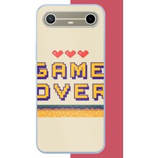 Aksesuarist Tecno Spark Slim 5g Uyumlu Game Over Baskılı Silikon Kılıf