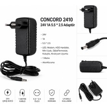 Sprange 24V 1A Adaptör – Akım Korumalı 24 Volt 1 Amper Adaptör Cihazı 5.5mm x 2.5mm Standart Jak