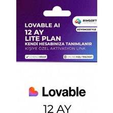 Rimsoft Lovable Lite 12 Aylık Dijital Erişim | 300 Kredi + Günlük 5 Kredi | Kendi Hesabınızda Aktivasyon