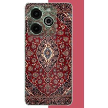 Aksesuarist Tecno Pova 6 Pro Uyumlu Halı3 Baskılı Silikon Kılıf