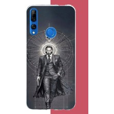 Aksesuarist Honor 9x Uyumlu Baba Yaga Baskılı Silikon Kılıf