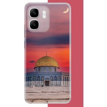 Aksesuarist Infinix Smart 10 Uyumlu Kudüs4 Baskılı Silikon Kılıf