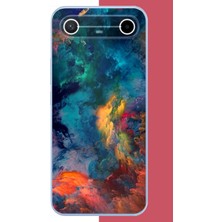 Aksesuarist Tecno Spark Slim 5g Uyumlu Renklerin Dansı Baskılı Silikon Kılıf