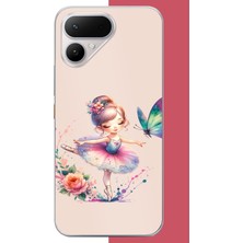 Aksesuarist Tecno Pova Curve 2 Uyumlu Minik Balerin1 Baskılı Silikon Kılıf