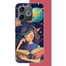 Aksesuarist Honor 600 Uyumlu Gezegenler Arasında Kitap Baskılı Silikon Kılıf