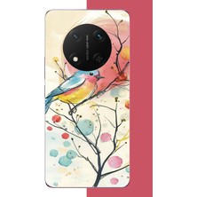 Aksesuarist Honor X9C Uyumlu Renkli Kuş Baskılı Silikon Kılıf