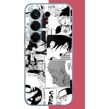 Aksesuarist Tecno Camon 50 Pro Uyumlu Naruto Kolaj2 Baskılı Silikon Kılıf
