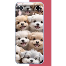 Aksesuarist Tecno Spark Slim 5g Uyumlu Sevimli Köpek Baskılı Silikon Kılıf