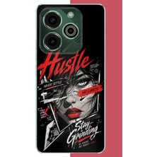 Aksesuarist Tecno Pova 6 Pro Uyumlu Sınır Tanımayan Mücadele Baskılı Silikon Kılıf