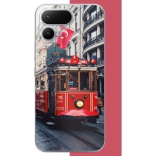 Aksesuarist Tecno Pova Curve 2 Uyumlu Taksim1 Baskılı Silikon Kılıf