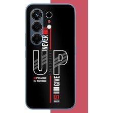 Aksesuarist Tecno Camon 50 Pro Uyumlu Asla Pes Etme Baskılı Silikon Kılıf