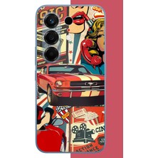 Aksesuarist Tecno Camon 50 Pro Uyumlu Retro Baskılı Silikon Kılıf