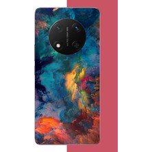 Aksesuarist Honor X9C Uyumlu Renklerin Dansı Baskılı Silikon Kılıf