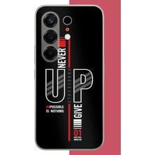 Aksesuarist Tecno Camon 50 Uyumlu Asla Pes Etme Baskılı Silikon Kılıf