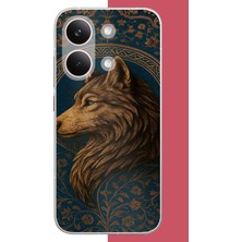 Aksesuarist Poco X8 Pro Max Uyumlu Kurt Baskılı Silikon Kılıf