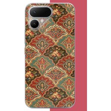 Aksesuarist Tecno Pova Curve 2 Uyumlu Çini Motif Baskılı Silikon Kılıf