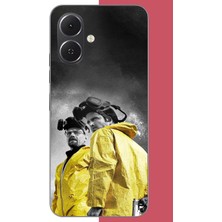 Aksesuarist Tecno Spark Go 2 Uyumlu Breaking Bad1 Baskılı Silikon Kılıf