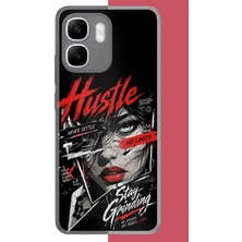 Aksesuarist Infinix Smart 10 Uyumlu Sınır Tanımayan Mücadele Baskılı Silikon Kılıf