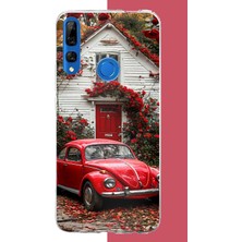 Aksesuarist Honor 9x Uyumlu Kırmızı Vos Vos Baskılı Silikon Kılıf