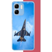Aksesuarist Infinix Smart 10 Uyumlu Gökyüzüne Yükseliş Baskılı Silikon Kılıf