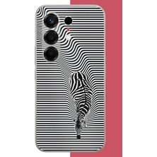 Aksesuarist Tecno Camon 50 Uyumlu Abstract Zebra Baskılı Silikon Kılıf