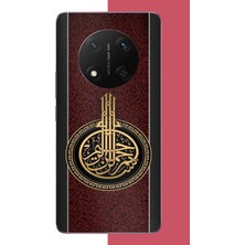 Aksesuarist Honor X9C Uyumlu Besmele Baskılı Silikon Kılıf