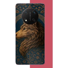 Aksesuarist Honor X9C Uyumlu Kurt Baskılı Silikon Kılıf