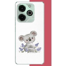 Aksesuarist Tecno Pova 6 Pro Uyumlu Kuala Baskılı Silikon Kılıf